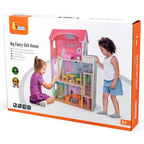 Big Fancy Doll House | 3-Story Wooden Dollhouse with Elevator for Kids