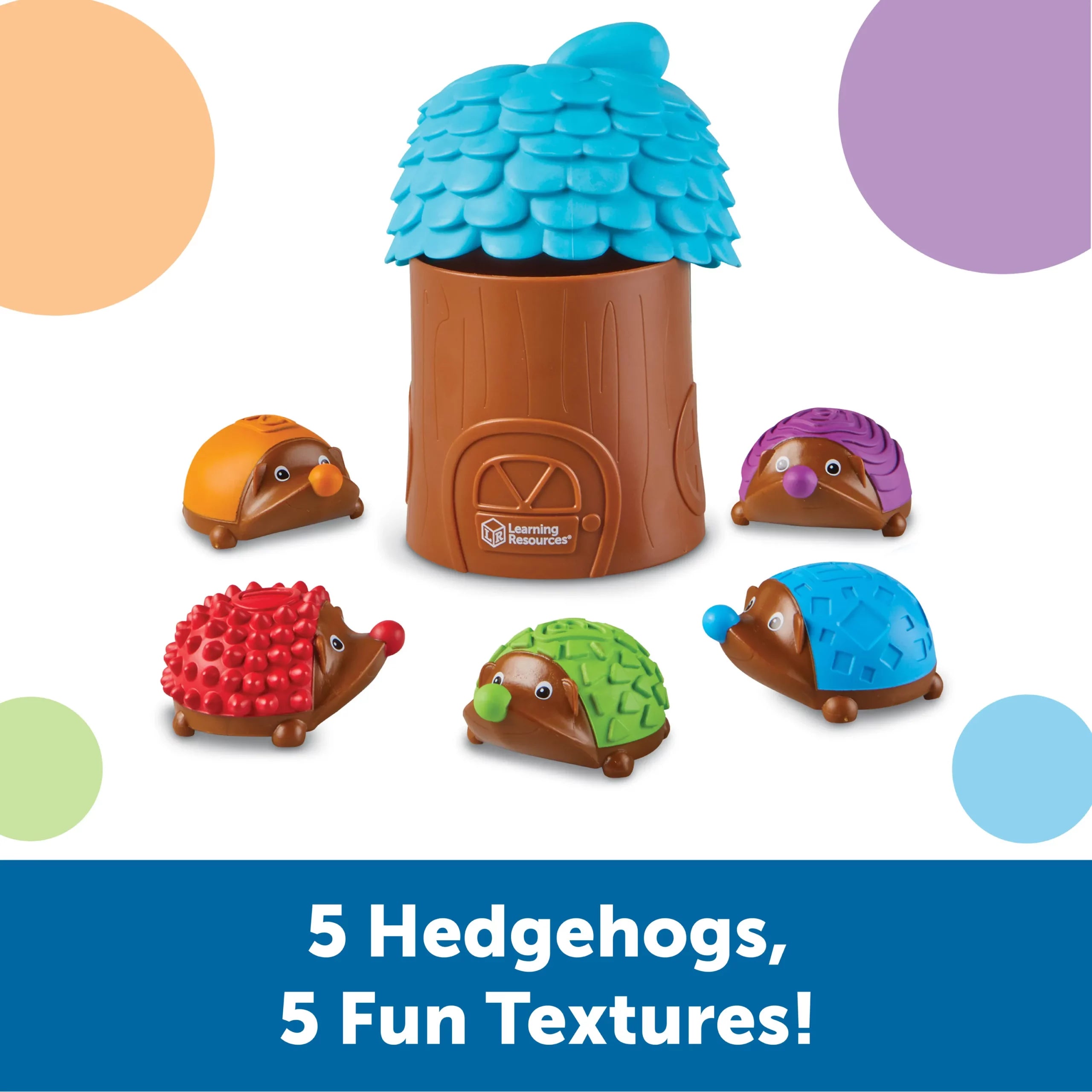 Spike Fine Motor Hedgehog Sensory Tree House | Kids Sensory Learning Toy Set