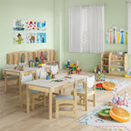 Wooden Animal Chair for Kids | Elephant Bear Panda Solid Beechwood Preschool Chair
