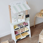 Mini Market Children Play Set | Wooden Kids Supermarket Pretend Play Store Toy