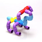 Cylinder & Pipe Manipulative 75 PCS | STEM Building &amp; Fine Motor Skills Toy Set