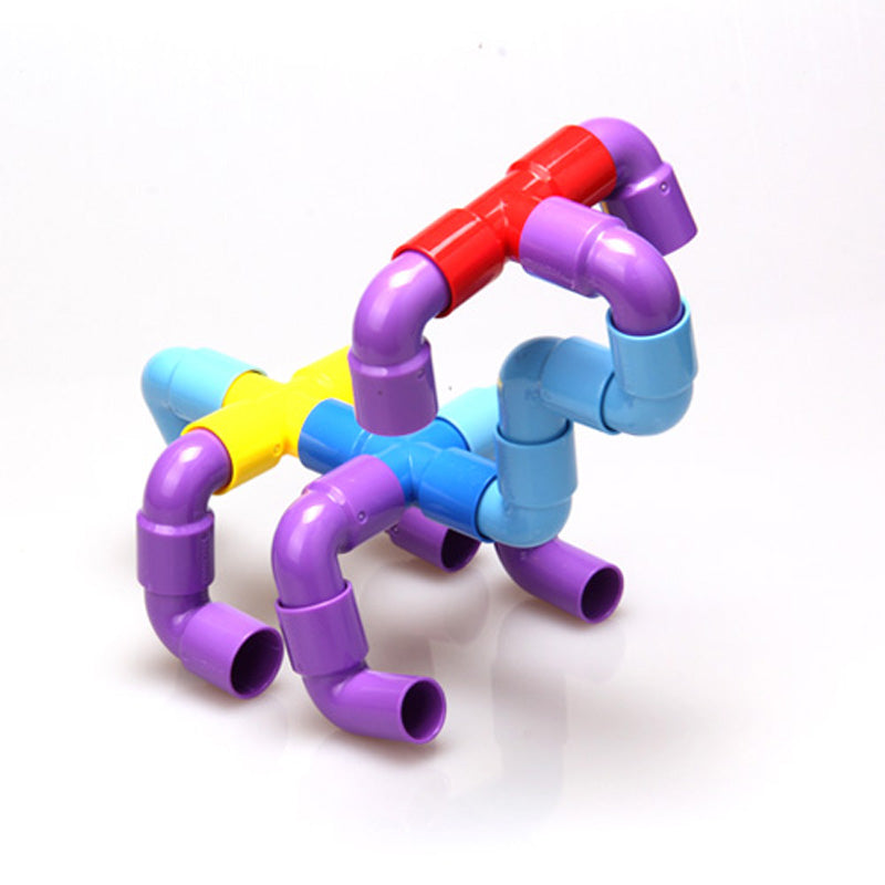 Cylinder & Pipe Manipulative 75 PCS | STEM Building &amp; Fine Motor Skills Toy Set