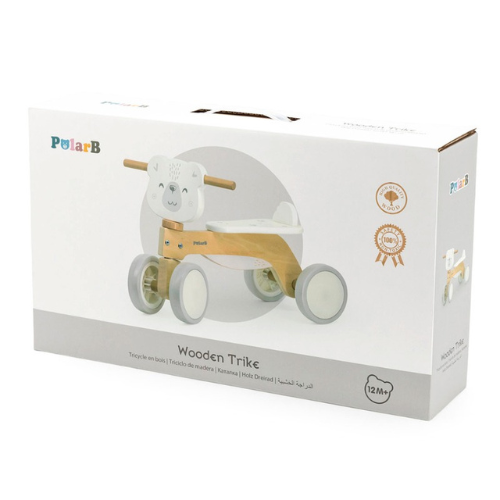 Wooden Balance Bike for Toddlers | Montessori Ride-On Toy - Toddler Balance Bike 18M+