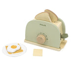 Wooden Toaster Toy Set with Accessories | Pretend Play Kitchen Toy for Kids 3+