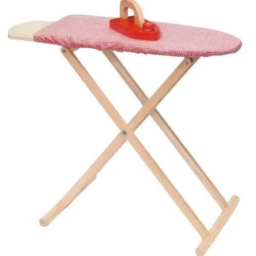 Wooden Ironing Board Toy | Kids Pretend Play Laundry & Cleaning Set