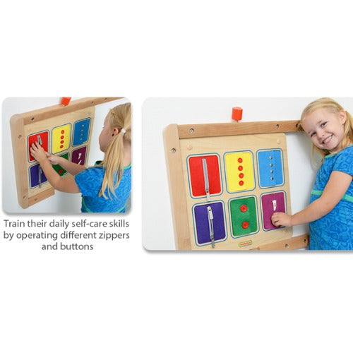 Manual Dexterity Board I | Kids Fine Motor Skills Fastening Activity Board