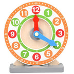 Teaching Clock Wooden | Kids Educational Math & Learning Activity Toy Set