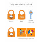 Lock & Key Counting 18Pc | Matching Sorting Montessori Learning Toy Set