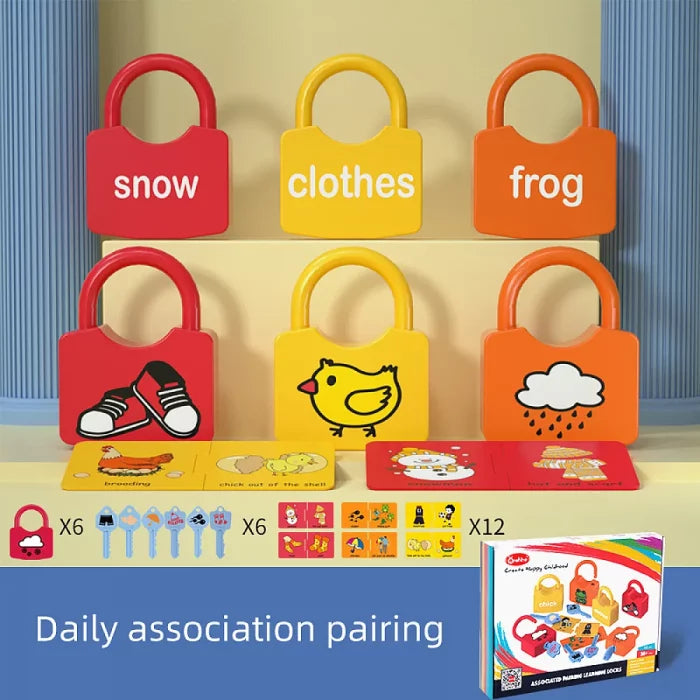 Lock & Key Counting 18Pc | Matching Sorting Montessori Learning Toy Set