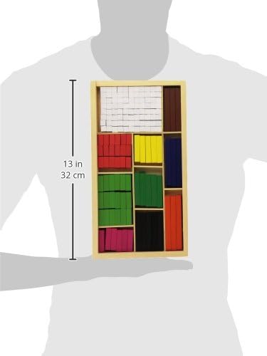 Math Blocks 308 Pcs Set | Wooden Counting & Fraction Learning Educational Toy for Kids