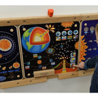 Earth Learning Board | Kids Space & Solar System Interactive Light-Up Educational Toy