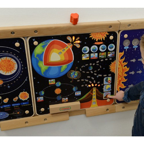 Earth Learning Board | Kids Space & Solar System Interactive Light-Up Educational Toy