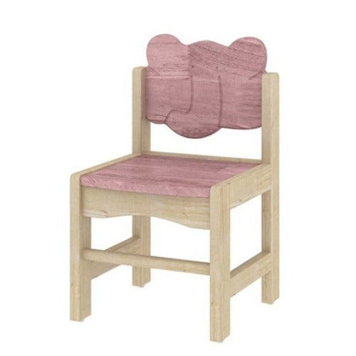Wooden Animal Chair for Kids | Elephant Bear Panda Solid Beechwood Preschool Chair