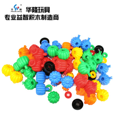 102 Pumpkin Building Blocks in Box | Kids Educational Creative Learning Toy Set