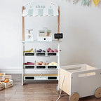 Mini Market Children Play Set | Wooden Kids Supermarket Pretend Play Store Toy