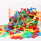 IQ House 175-Piece Building Block Set | Kids DIY STEM Construction Educational Toy