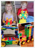 Construction Engineering 85 Pcs Building Blocks | Kids STEM Nuts & Bolts Toy Set