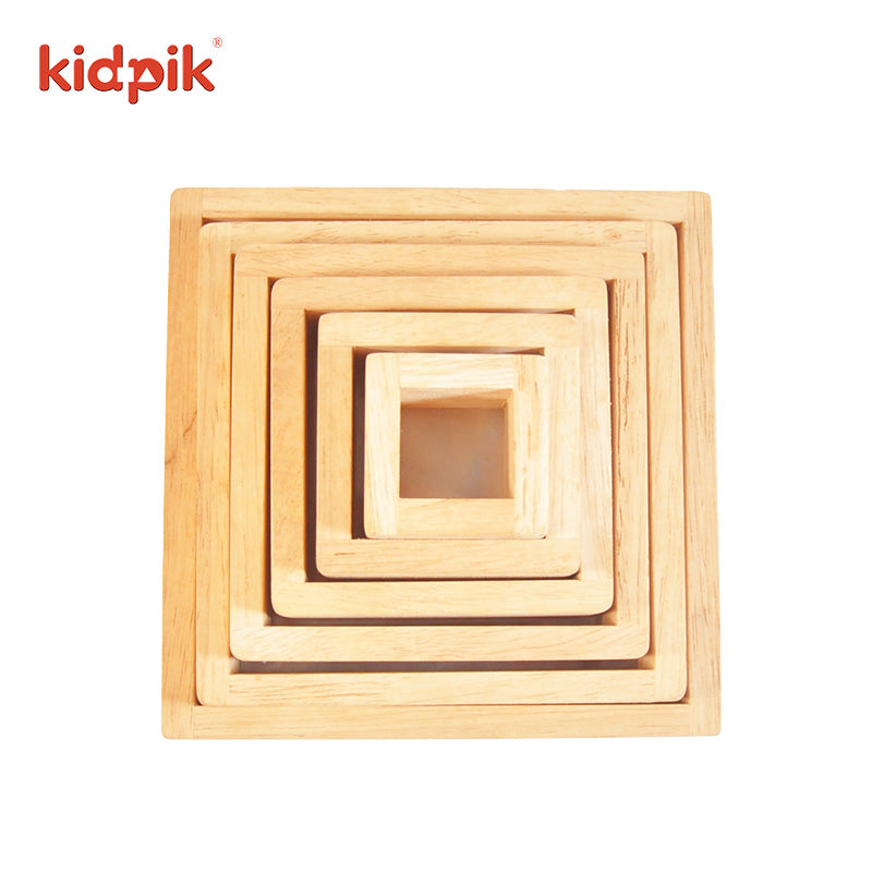 Magnification Blocks Set (6 PCS) | STEM Science Learning Wooden Blocks for Kids (Ages 2+)