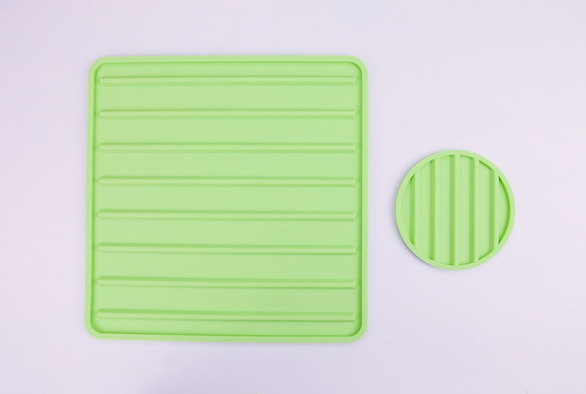 Silicone Textured Sensory Play Mat Toys 10 PCS | Tactile Fidget Rings for Kids