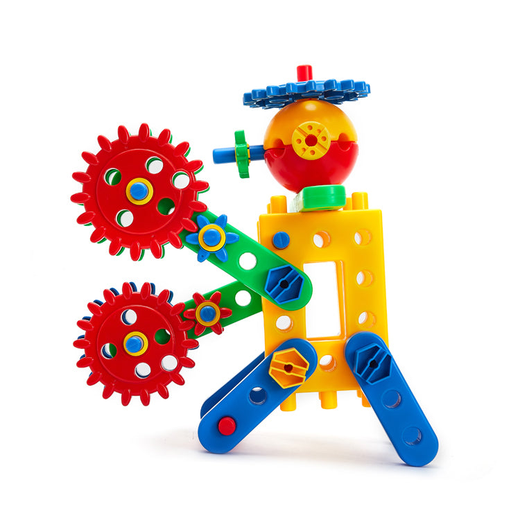 COSSY Engineering Building Blocks 88 Pcs | Kids STEM Construction Educational Toy Set