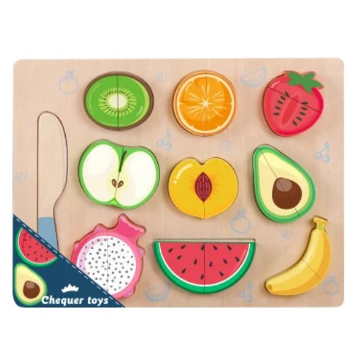Wooden Puzzles Set of 6 | Kids Educational Hand-Eye Coordination Puzzle Toy