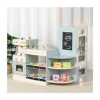 Honey Joy Kids Grocery Store Playset | Wooden Supermarket Pretend Play Set with Cash Register