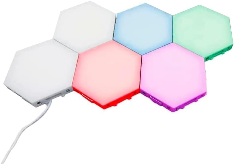 Bright Autism Tap Tap LED Lights 6 Pc | Sensory Wall Light Tiles for Kids