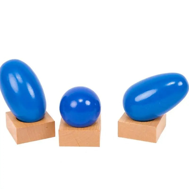 Wooden Montessori Geometry Set | 3D Shapes Learning Toy for Preschool Kids