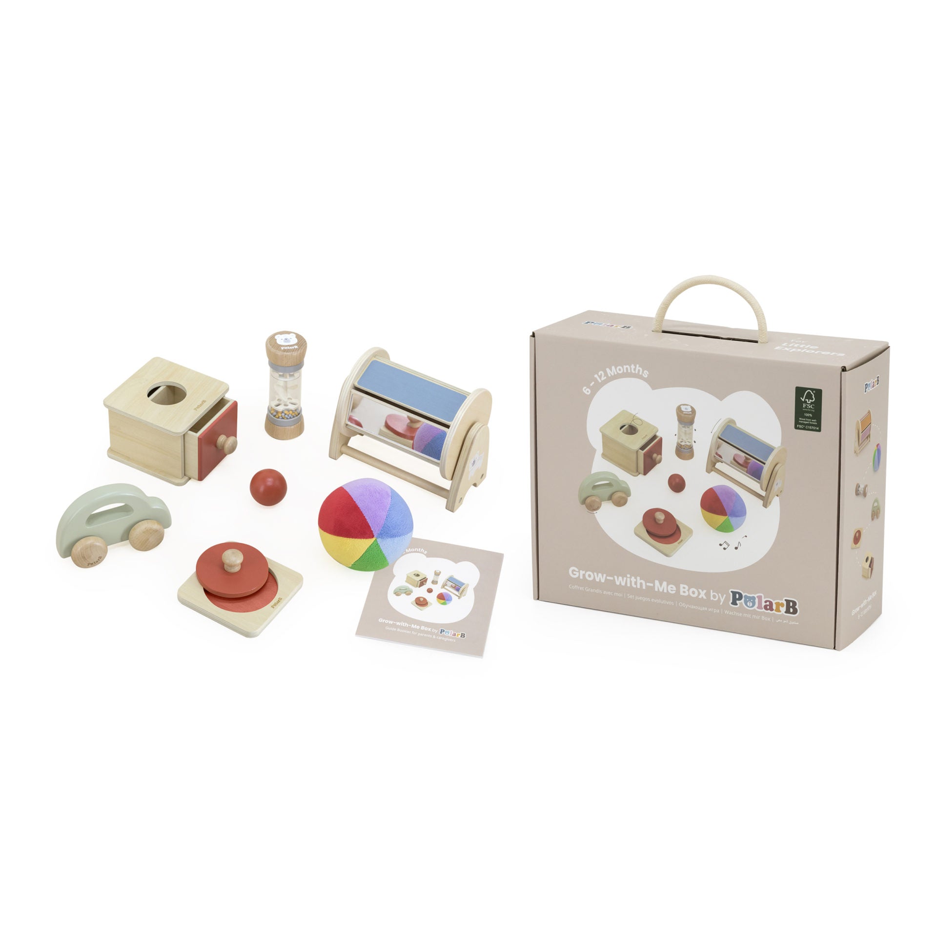 Grow With Me Little Explorers Box (6–12 Months) | Baby Sensory Montessori Toy Set