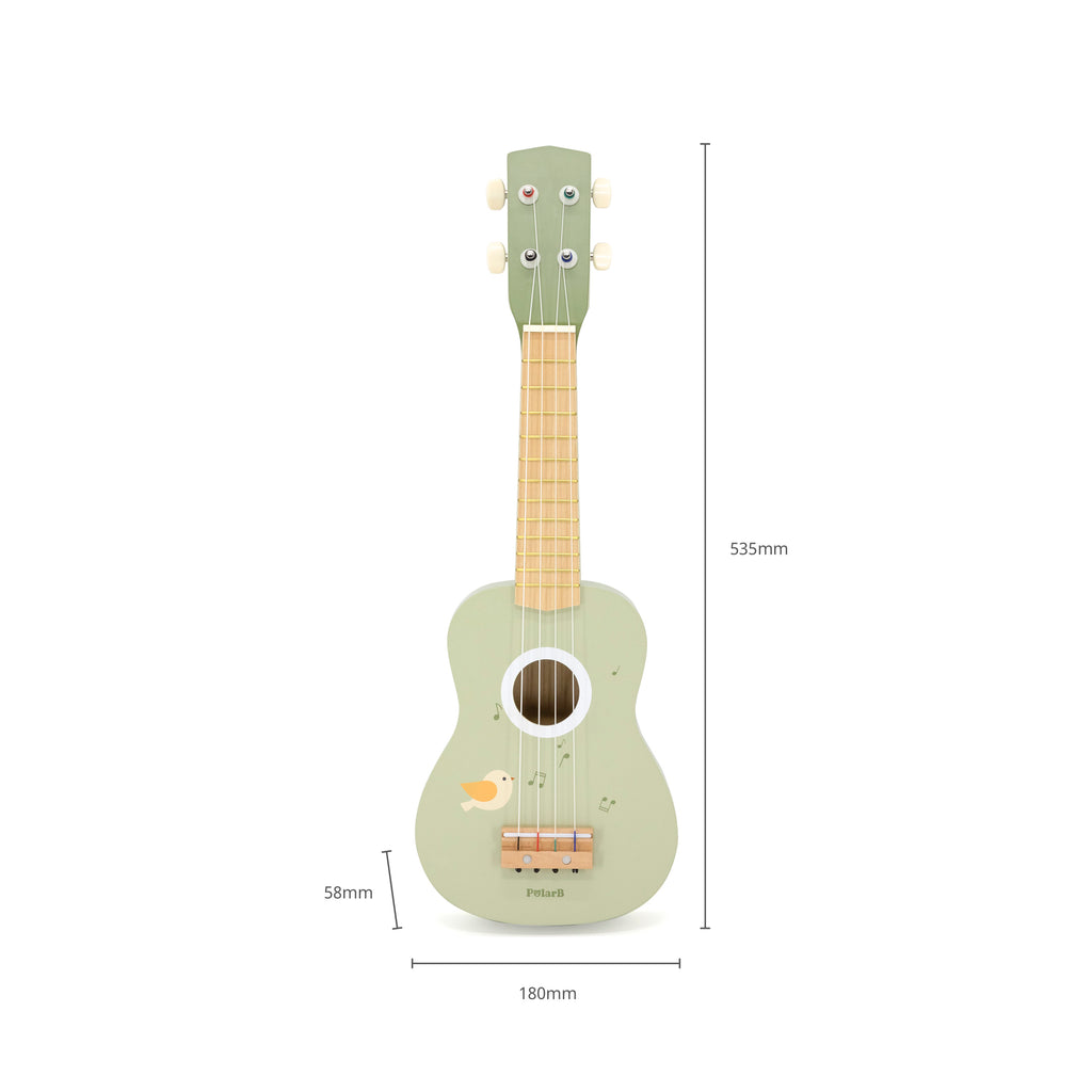 Wooden Ukulele for Kids | VIGA Musical Guitar Toy Instrument for Early Learning