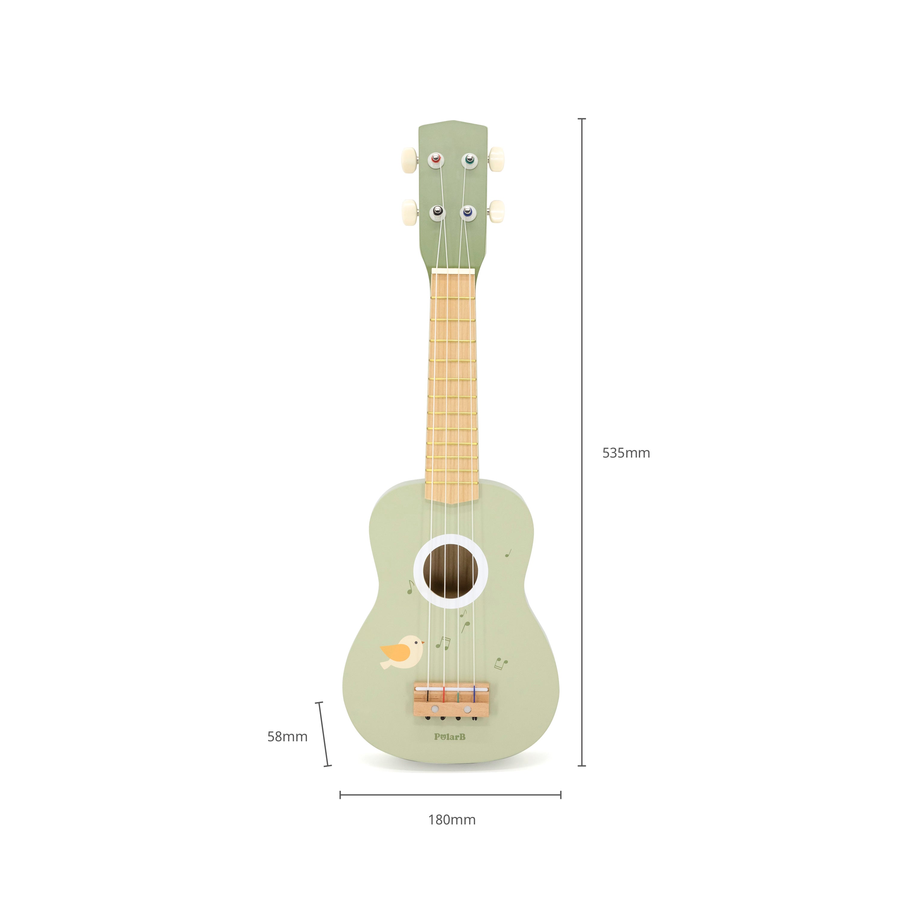 Wooden Ukulele for Kids | VIGA Musical Guitar Toy Instrument for Early Learning