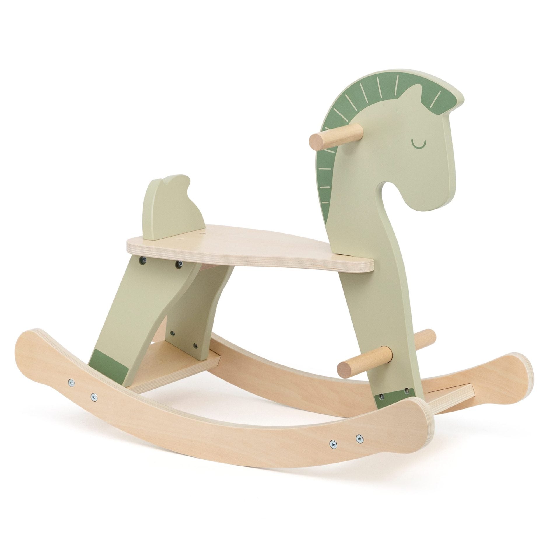 Wooden Rocking Horse Kids Toy | Classic Ride-On Balance Toy for Toddlers