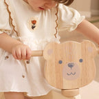 Wooden Trike Brown Bear Kids Ride-On Toy | Balance Training Tricycle 12+ Months