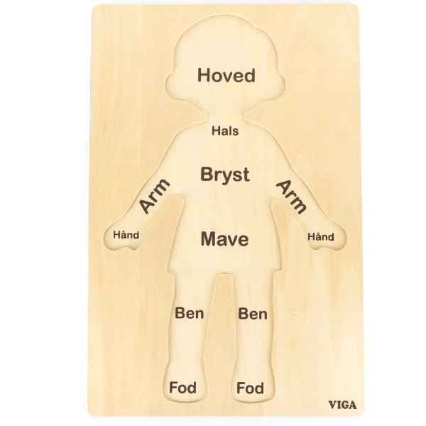 Body Part Puzzle Boy 12pcs | Kids Human Body Learning Puzzle Toy