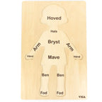 Body Part Puzzle Boy 12pcs | Kids Human Body Learning Puzzle Toy
