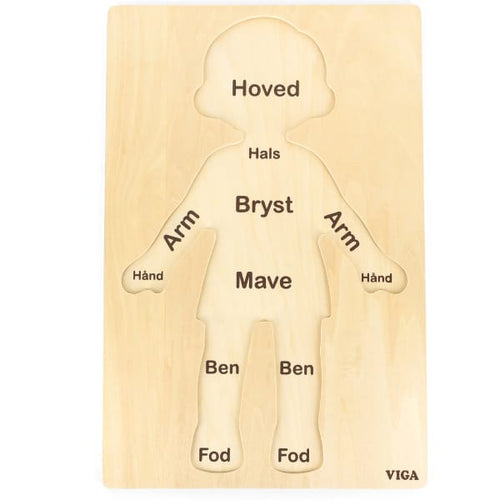 Body Part Puzzle Boy 12pcs | Kids Human Body Learning Puzzle Toy