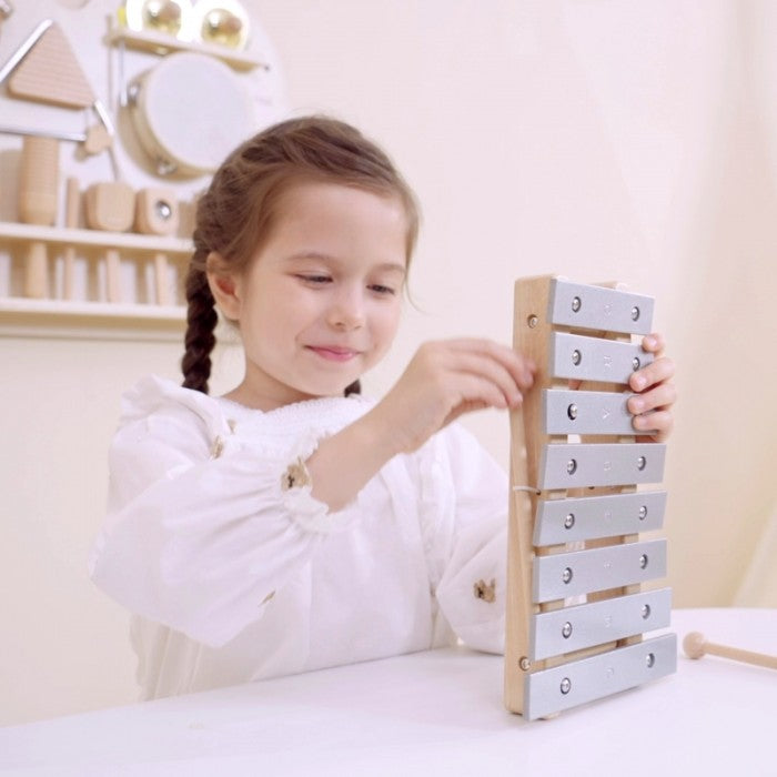 Percussion Wall Toy for Kids | Musical Activity Wall Panel Learning Instrument Set