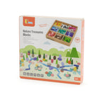 Nature Treasures Blocks 141 Pcs | Wooden Open Ended Montessori Building Set for Kids