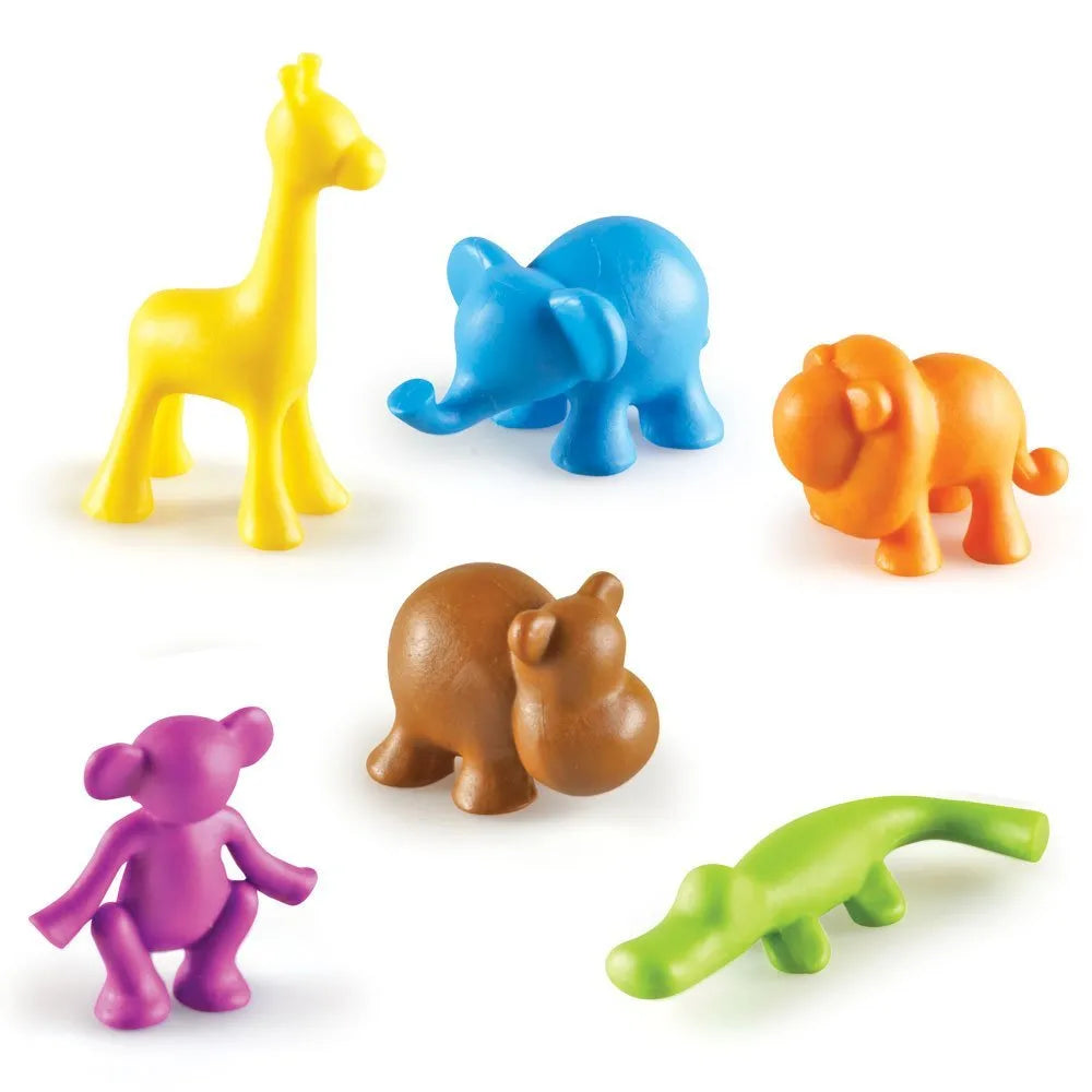 Wild About Animals Jungle Counters | 72 Pcs Counting & Sorting Toy for Kids