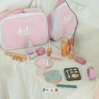 Wooden Make-up Set for Kids | Pretend Play Beauty Kit Toy for Girls
