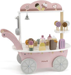Wooden Ice Cream Cart Mini | Pretend Play Ice Cream Shop Toy for Kids
