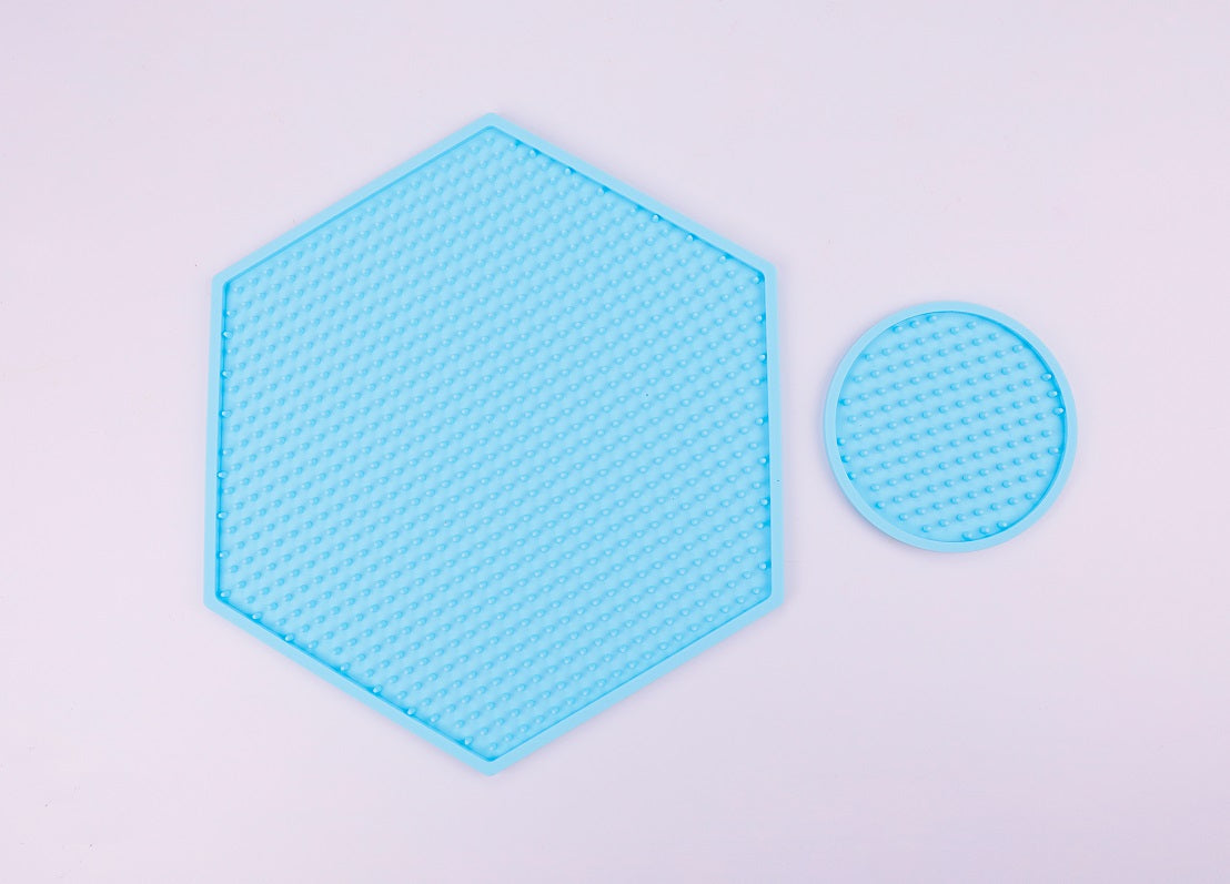 Silicone Textured Sensory Play Mat Toys 10 PCS | Tactile Fidget Rings for Kids