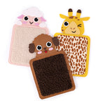 Touch Lends Animal Hair Cognitive Cognition 8 PCS | Kids Sensory Texture Learning Mats