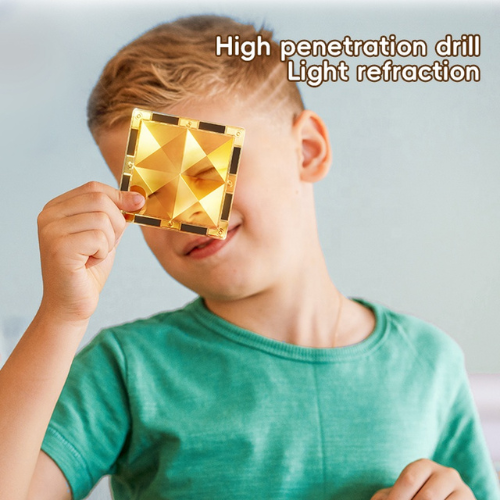 Light Magnetic Blocks Marble Run Set 174 PCS | STEM Light-Up Construction Toy for Kids
