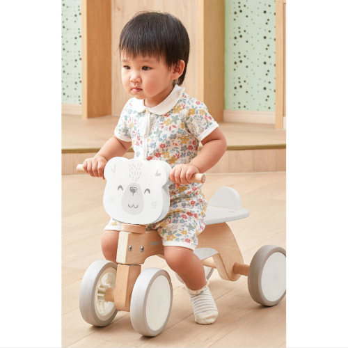 Wooden Balance Bike for Toddlers | Montessori Ride-On Toy - Toddler Balance Bike 18M+