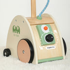 Wooden Garment Steamer Toy for Kids | Preschool Pretend Play Laundry Iron Set