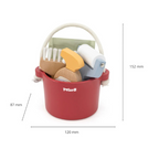Wooden Cleaning Set for Kids | Pretend Play Cleaning Toy Bucket Set Age 3+