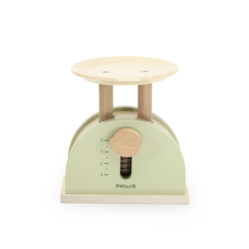 Wooden Scale Toy for Kids | Pretend Play Market Weighing Learning Toy