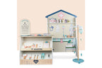 Wooden Medical Hospital Pretend Play Set Kids | Doctor Role Play Toy Station