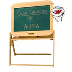 Alpha Green Chalk & Magnetic Board | 2-in-1 Kids Learning Board